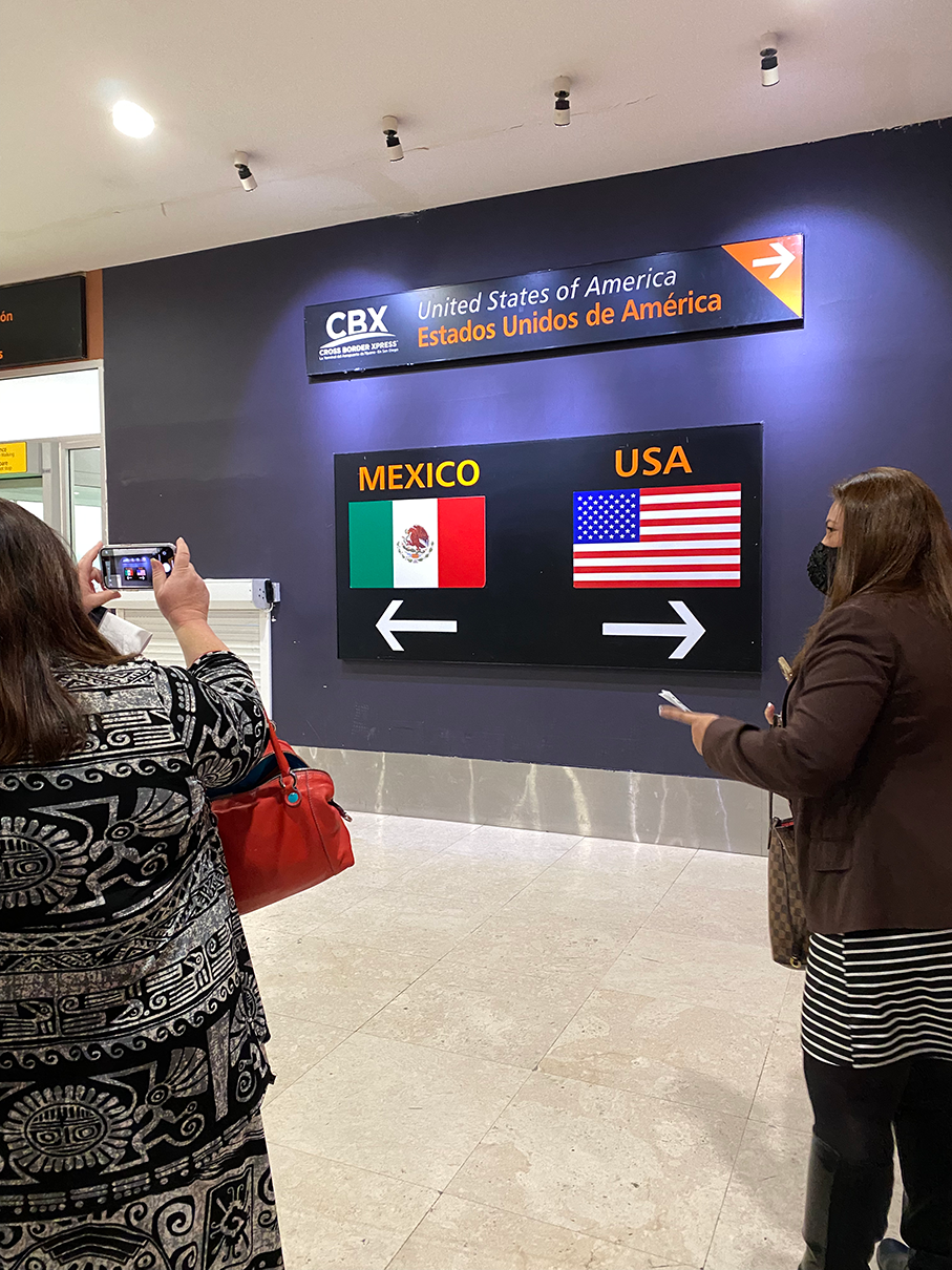 CarlsbadtoLAX cross to tijuana airport from USA